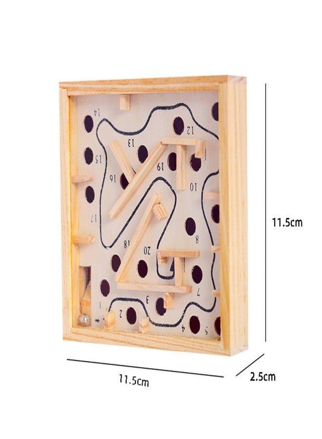 UPBEAT Classic Wooden Labyrinth Game with Arrow Mark I Challenging Maze Puzzle for Kids and Adults I Hand-Eye Coordination I Focus I Wooden Labyrinth Game I Wooden Brain Teaser I Gift I Birthday - Image 3